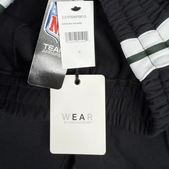 Green Bay Packers Pants Womens Small Black NFL Football WEAR By Erin Andrews - Picture 5 of 13